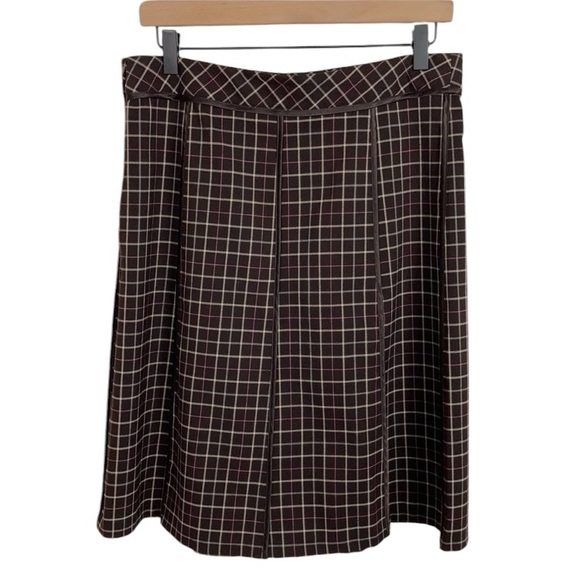 New York City Design Co. Brown Plaid Skirt - Picture 5 of 9